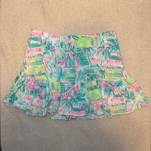 Lilly Pulitzer Pink and Green Skirt